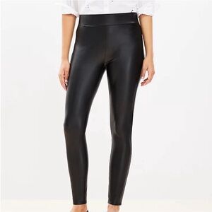 Ann Taylor Loft Faux Leather Leggings